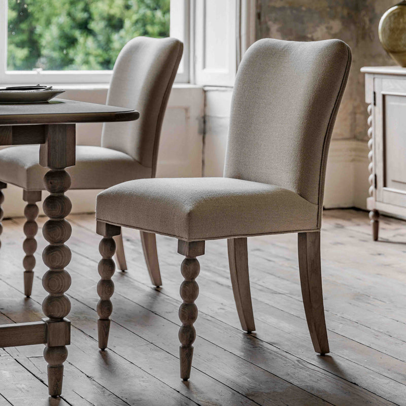 Gallery Artisan Dining Chair (2pk) 470x598x920mm Natural