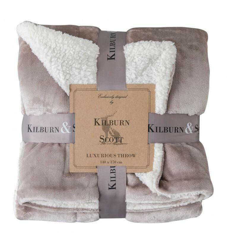 Gallery Sterling Sherpa Throw Neutral 1400x1700mm Neutral