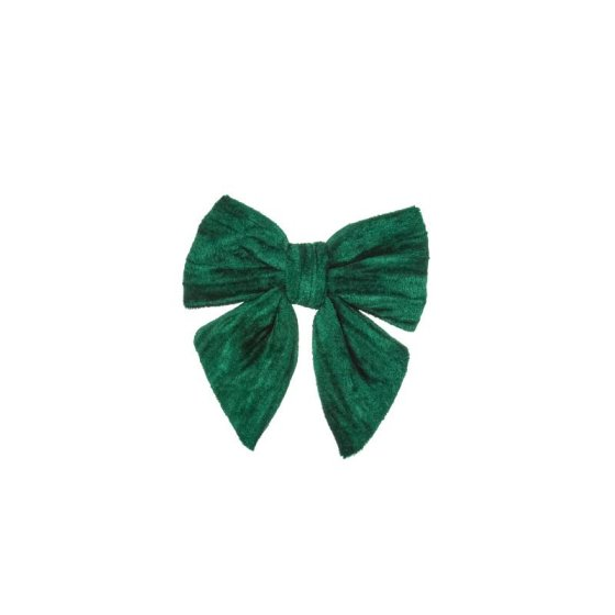 Smart Garden 13Cm Velvet Bow  -Emerald