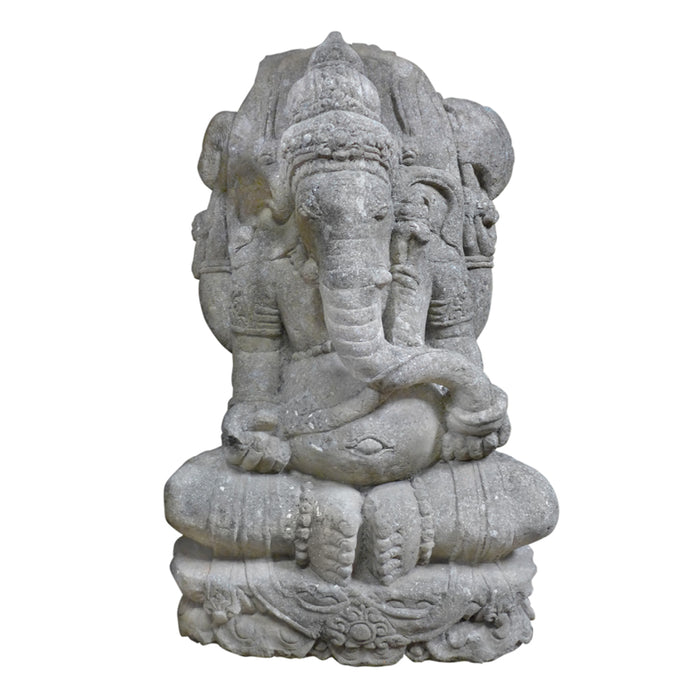Ganesh Natural Basanite Stone 100cm
