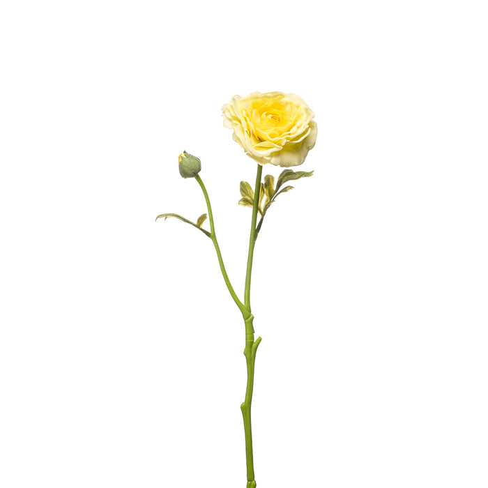 Emerald Ranunculus Spray Rt Yellow 44cm