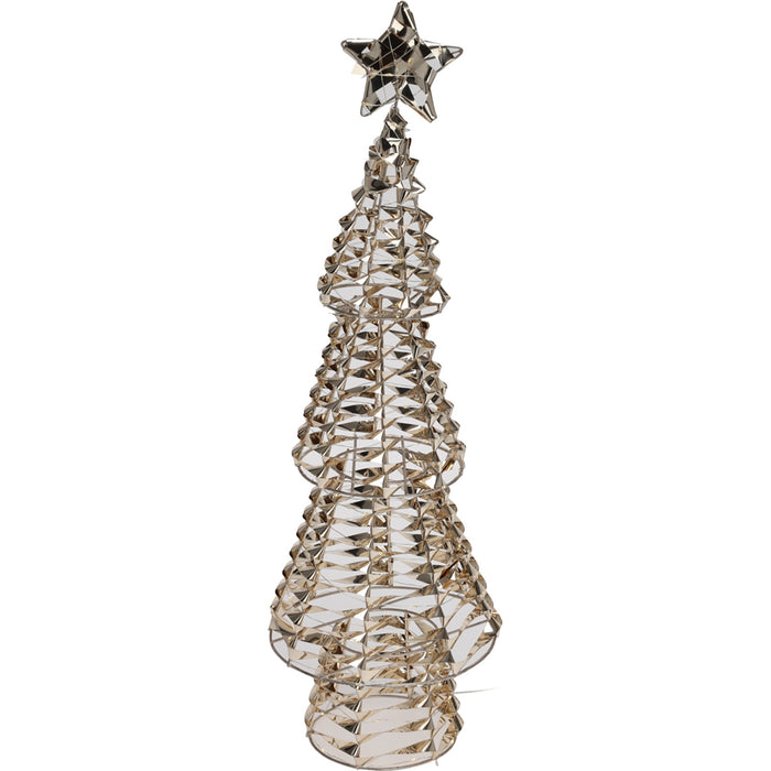 Koopman Xmas Tree 80 LED Shiny Gol (68cm)