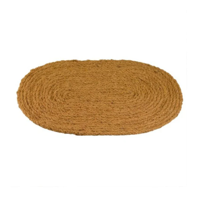 Outside In Decoir Mat - Oval Rope 75x45cm