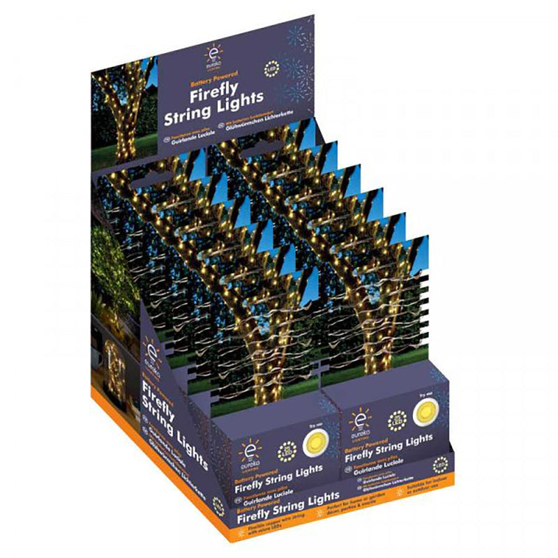 Smart Garden 50 Warm White Battery Firefly Strings