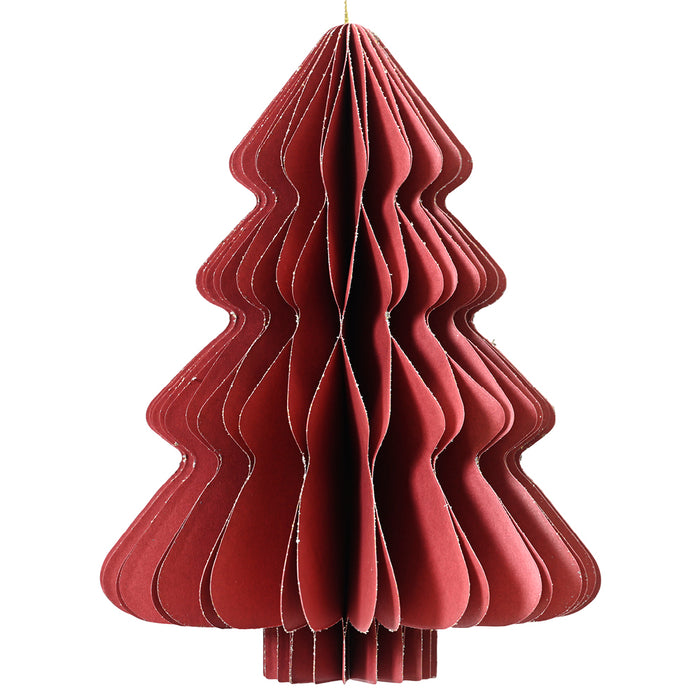 Kaemingk Red Paper Magnet Tree (40cm)