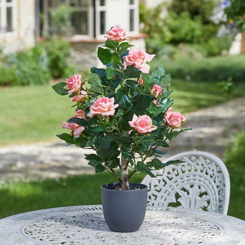 Faux Décor Regent's Roses - Perfect Pink 60cm