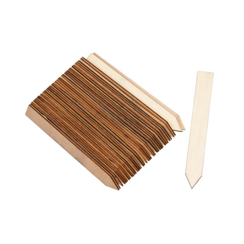 Smart Garden 15cm Wooden Plant Labels 40pk