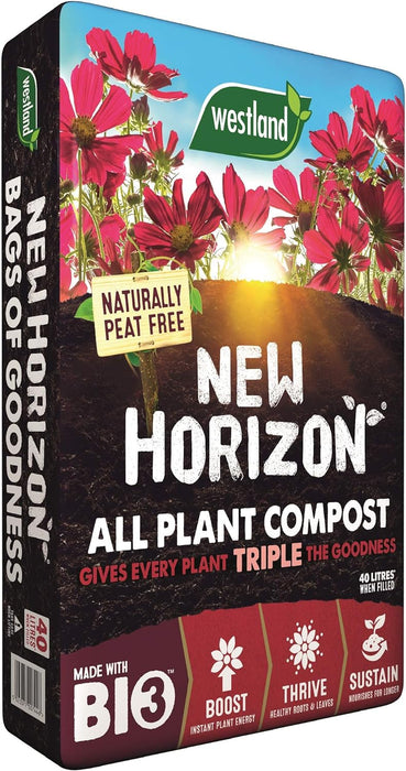 Westland New Horizon All Purpose Peat Free Compost 40Ltr