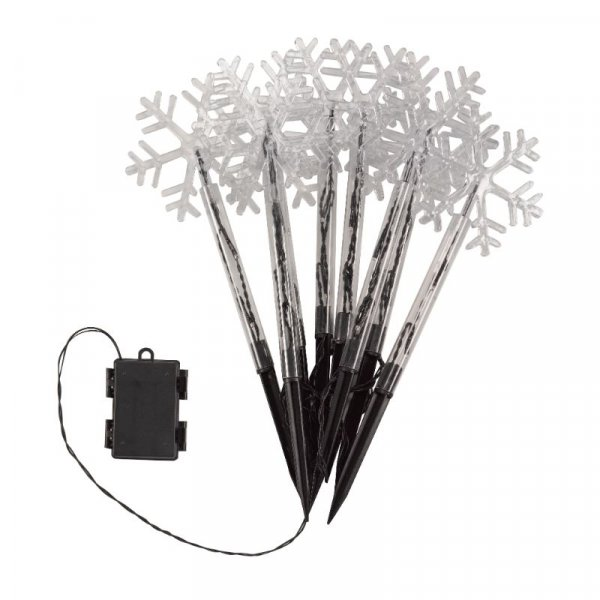 Smart Garden Snowdécor Stakes - Set Of 8 - Warm White