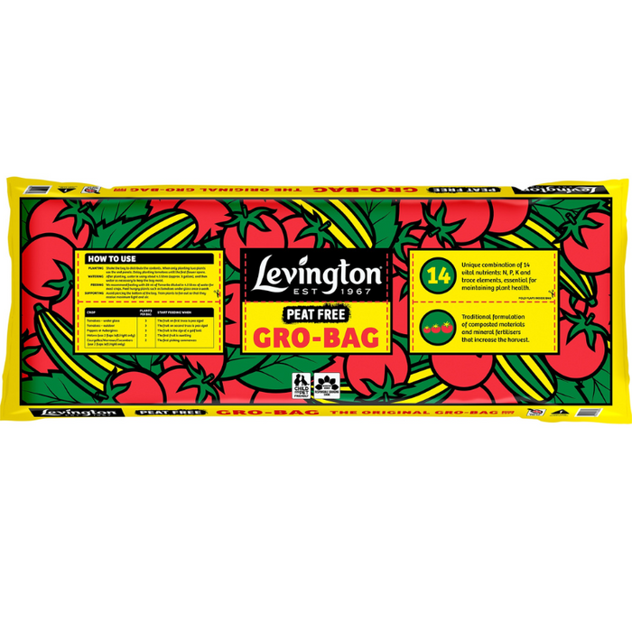 Levington Original Gro Bag Peat Free 30ltr