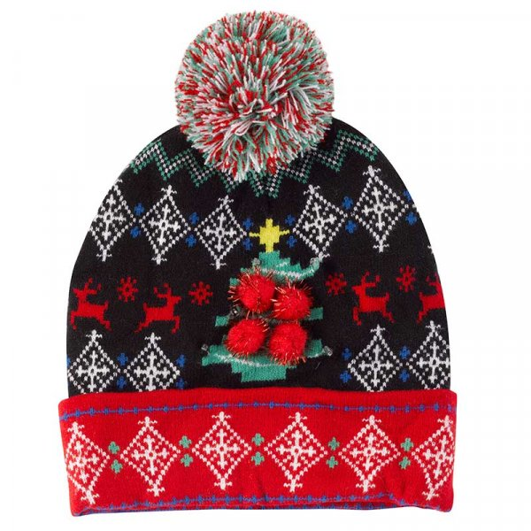 Smart Garden Flash! Luxury Beanie - Christmas Tree Hat