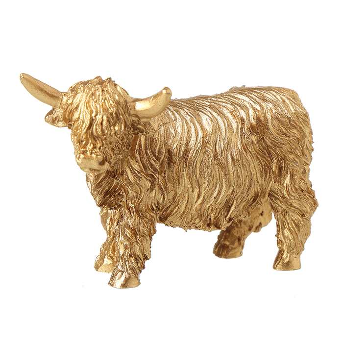 Heaven Sends Resin Highland Cow
