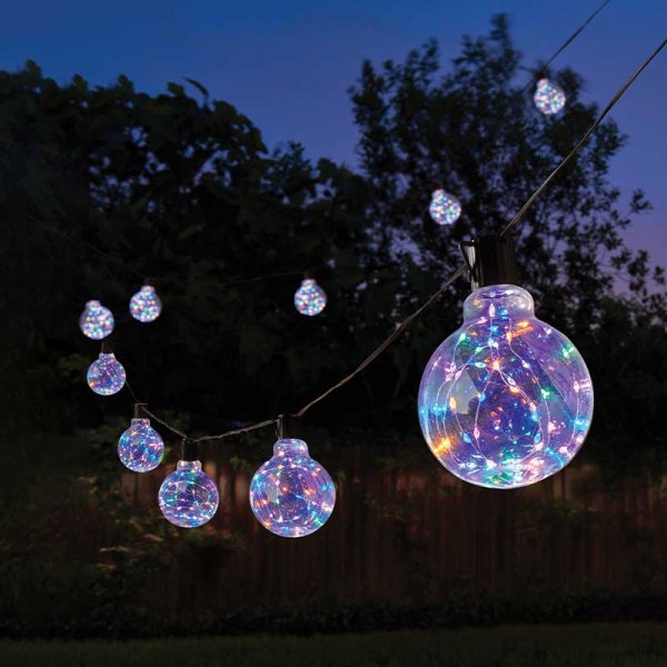 Eureka Galaxy Festoon Firefly String Lights - Multi Coloured - Set of 20