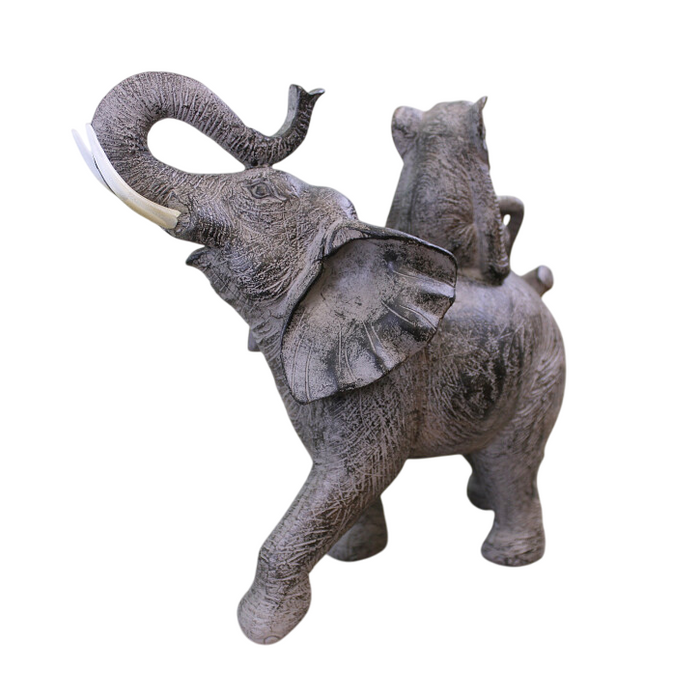Sifcon 26X13Cm Climbing Elephant Deco