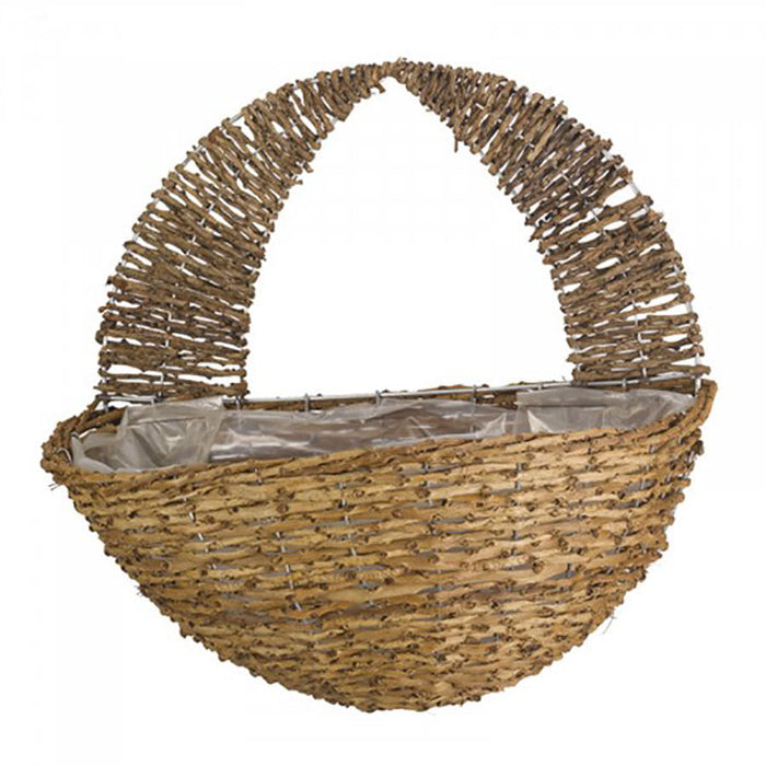 SmartGarden 16" Country Rattan Wall Basket