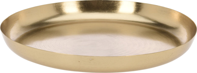 Tray Round Colour Gold