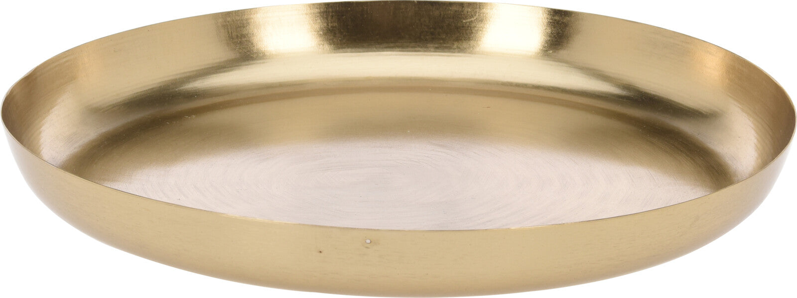 Tray Round Colour Gold