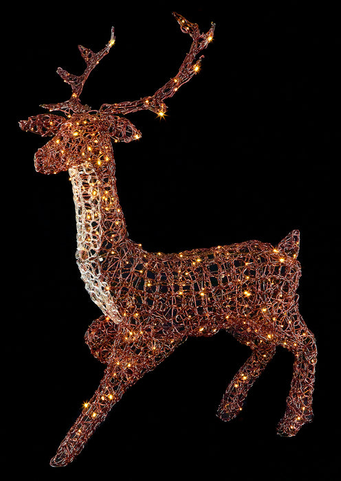 Premier 300 LED's Warm White Acrylic Stag (140cm)