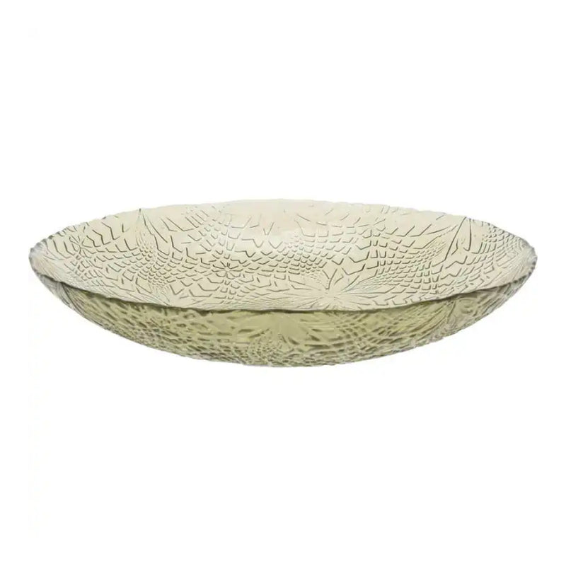 Koopman 21cm Green Glass Bowl