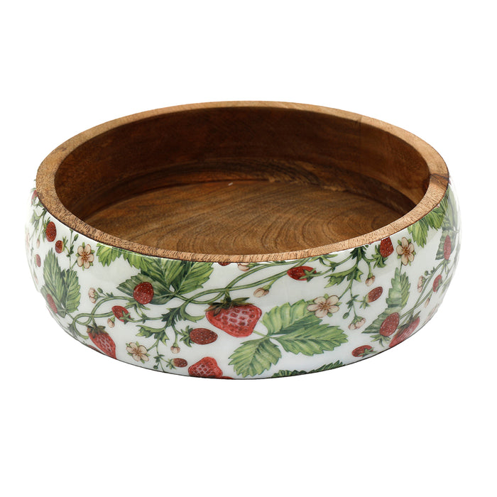 Sifcon 25X7Cm Strawberry Enamel Bowl