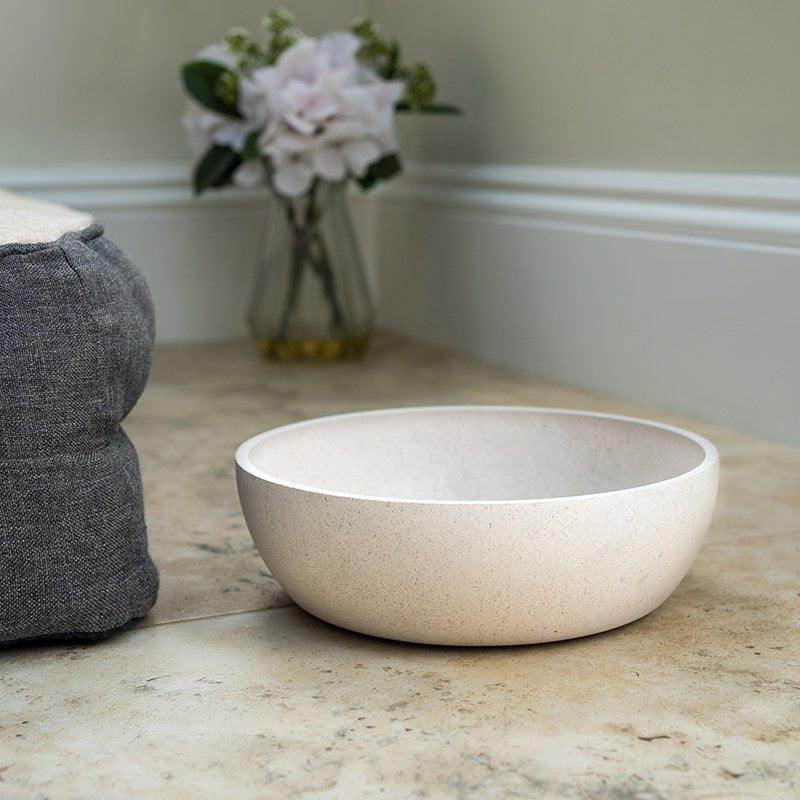 Zoon FloorGrip Bamboo Bowl 17cm - Stone