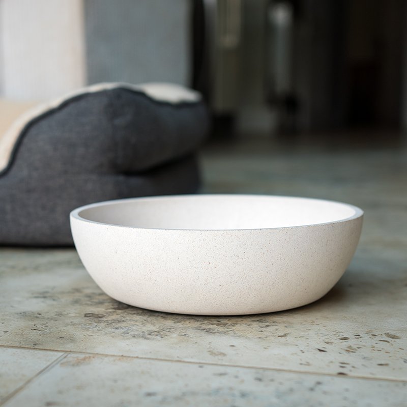Zoon FloorGrip Bamboo Bowl 17cm - Stone