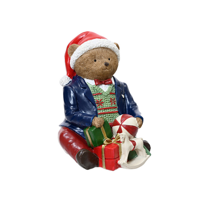 Kaemingk Polyresin Bear – Giftbox (L.13 X W.12 X H.16Cm)