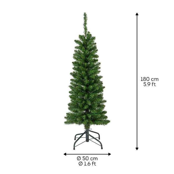 Kaemingk Pencil Pine Christmas Tree 180Cm