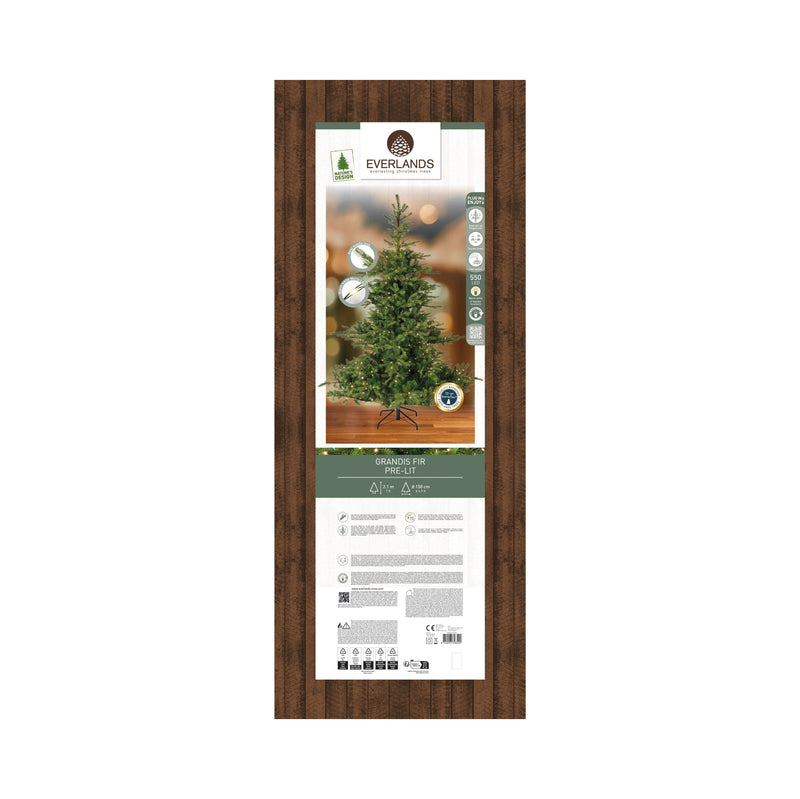 Kaemingk LED Grandis Fir (Dia.150Cm X H.210Cm)