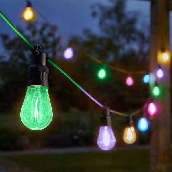 Eureka Decor Festoon LV String Lights Multi Coloured - Set of 10
