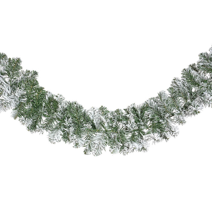 Kaemingk Indoor Artificial Imperial Garland Snowy Light