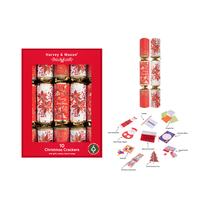 RSW 10 Poinsettia 14" Crackers