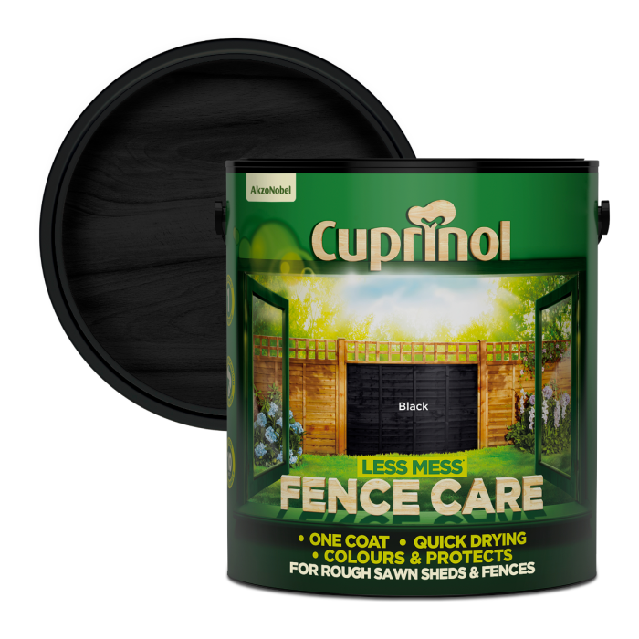 Cuprinol Less Mess Fence Care 6Ltr - Black