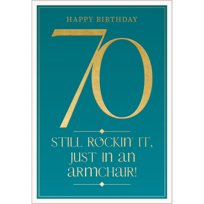 ABA 70th Birthday Male - 70 Still Rockin' It