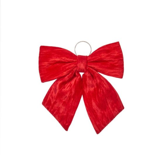 Smart Garden 22Cm Velvet Bow - Ruby