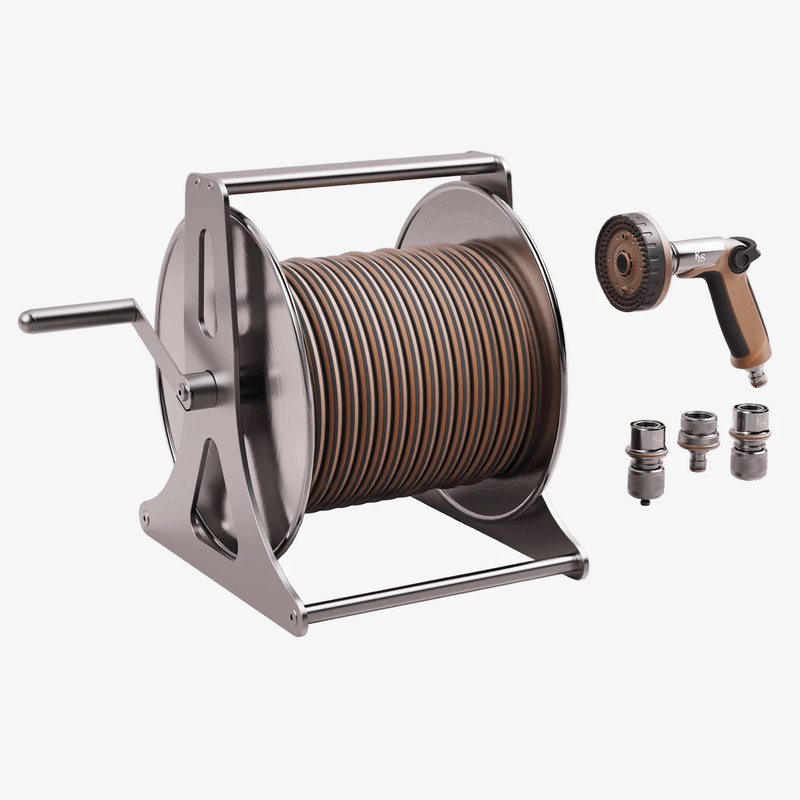 Kent & Stowe The Metal Hose Reel Set 30m