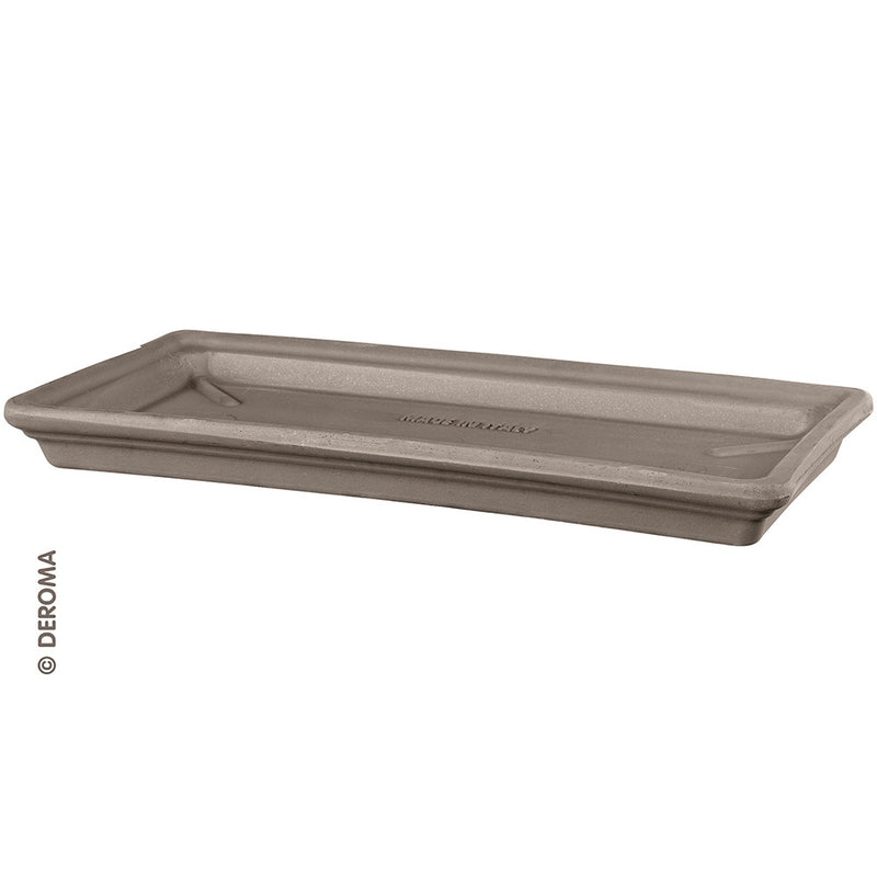 Deroma Saucer Rectangular Waterp. cm.31 Graphite