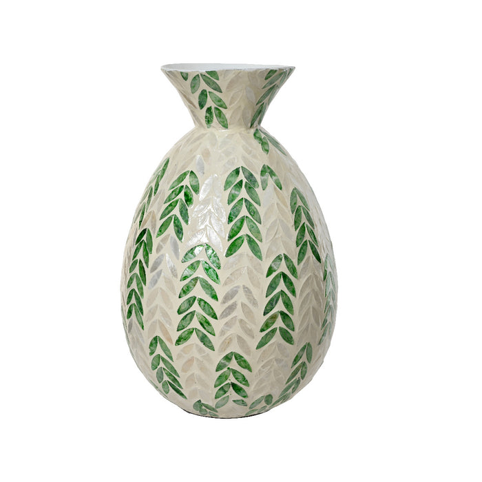 Kaemingk Vase Capiz Flared