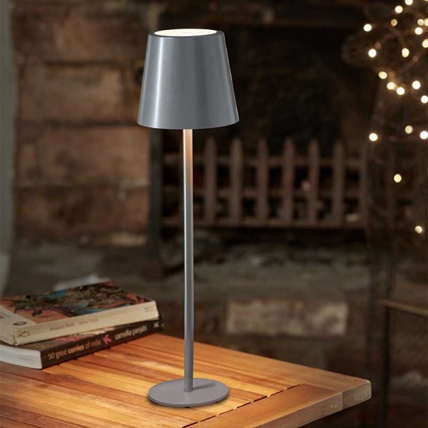 Outside In Turin Lantern - Slate