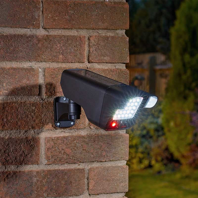 Super Bright PIR Solar Decoy Camera & Floodlight