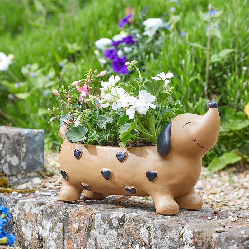 Flamboya Pooch Heart Planter