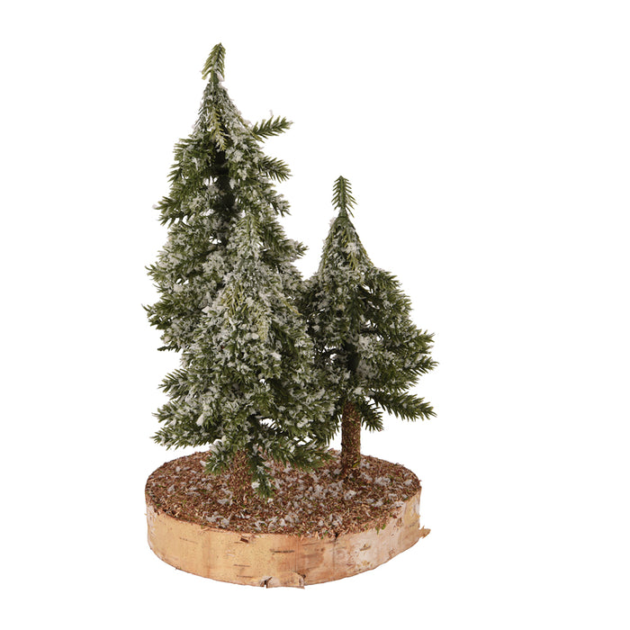 Kaemingk Indoor Snowy Table Decoration (Dia.13Cm X H.23Cm)