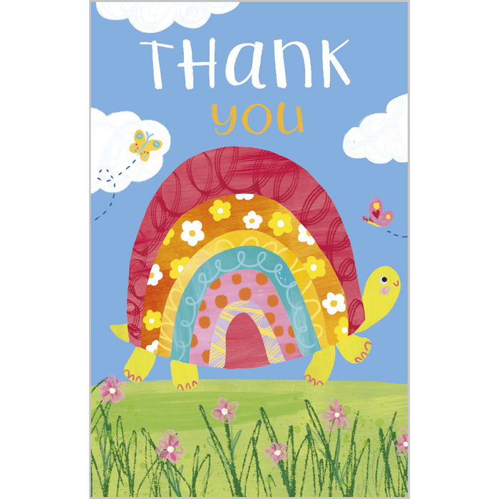 ABA Notelets Thank You - Tortoise & Butterfly