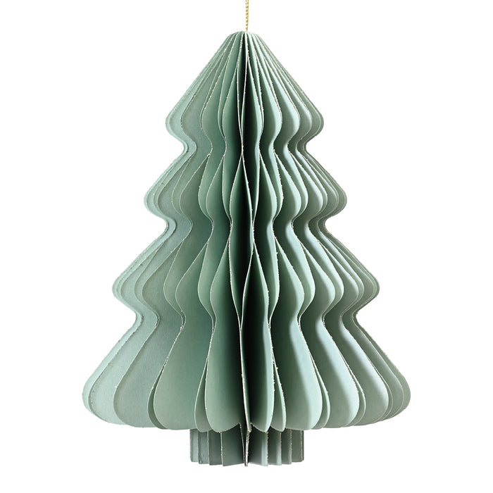 Kaemingk Mint Green Paper Magnet Tree (15cm)