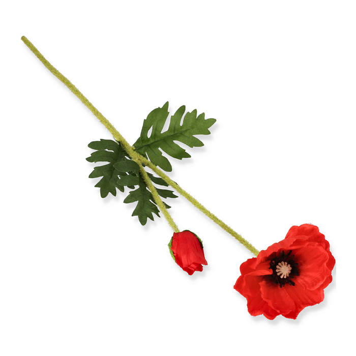 Sage Décor  Poppy Spray 70Cm