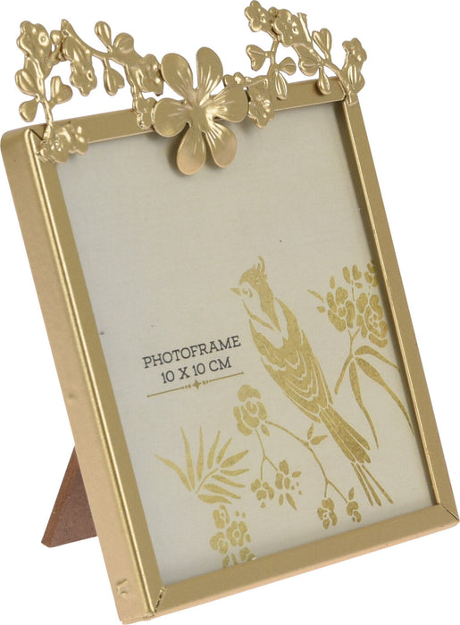 Photo Frame with Elegrant Gold Colour Decoration