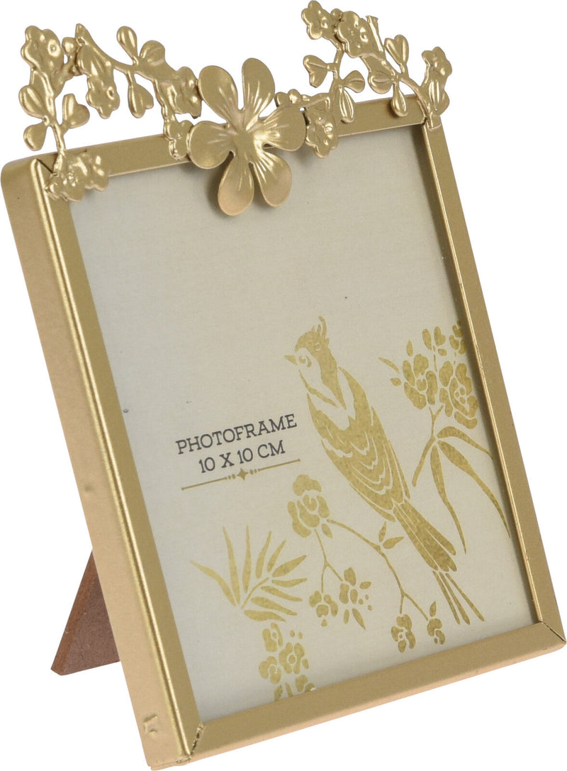 Photo Frame with Elegrant Gold Colour Decoration