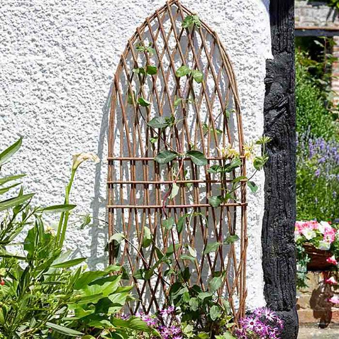 SmartGarden Extra Strong Framed Willow Trellis - Minster 1.2 x 0.45m