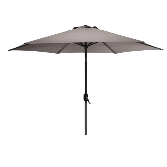 Koopman Umbrella Dia 2.7M Taupe Fabric Aluminium Pole