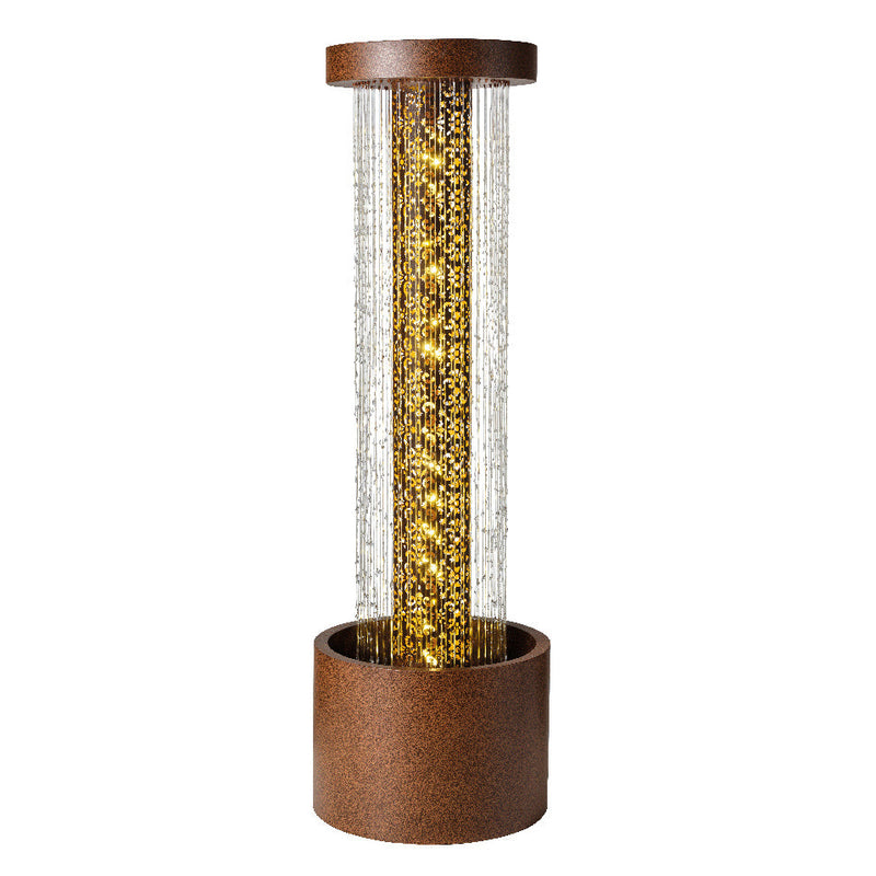 Kaemingk Fountain GB Cylinder Galvanized Steel Transformer Outdoor